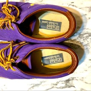 Ralph Lauren Purple Sneakers